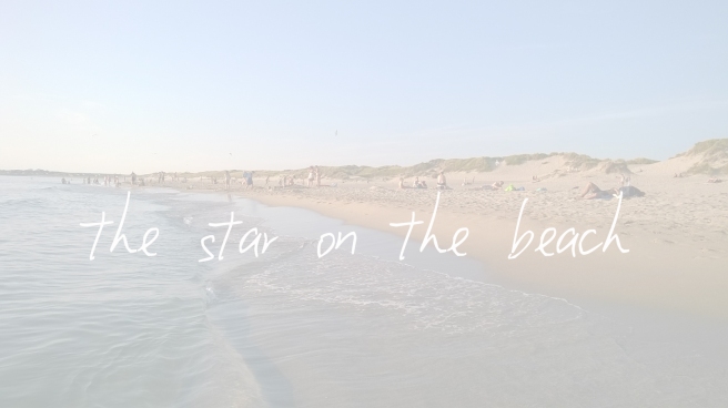 the star on the beach