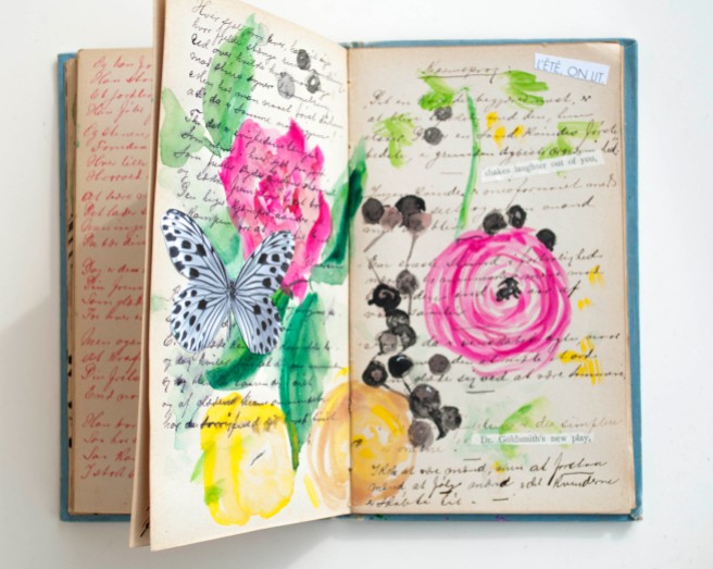 Flower, Art journal 